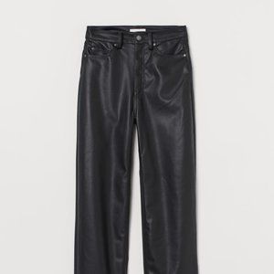 H&M Faux Leather Pants - Size XS Petite